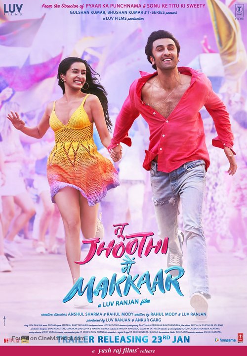 Tu Jhoothi Main Makkar - Indian Movie Poster