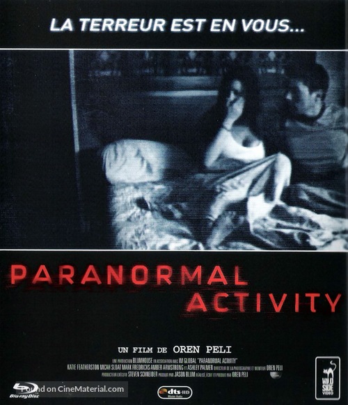 Paranormal Activity - French Blu-Ray movie cover