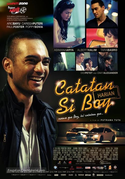 Catatan (Harian) si Boy - Indonesian Movie Poster