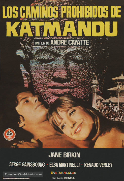 Les chemins de Katmandou - Spanish Movie Poster