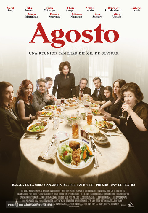 August: Osage County - Spanish Movie Poster