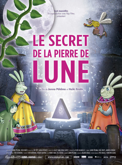 Lotte ja kuukivi saladus - French Movie Poster