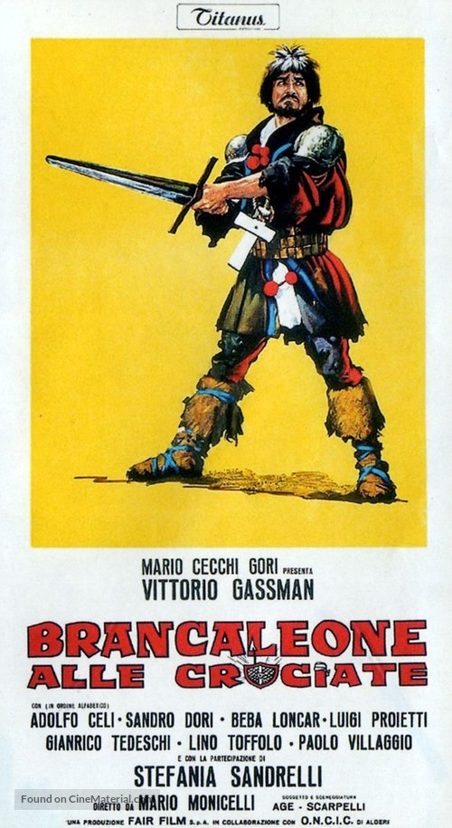 Brancaleone alle crociate - Italian Movie Poster