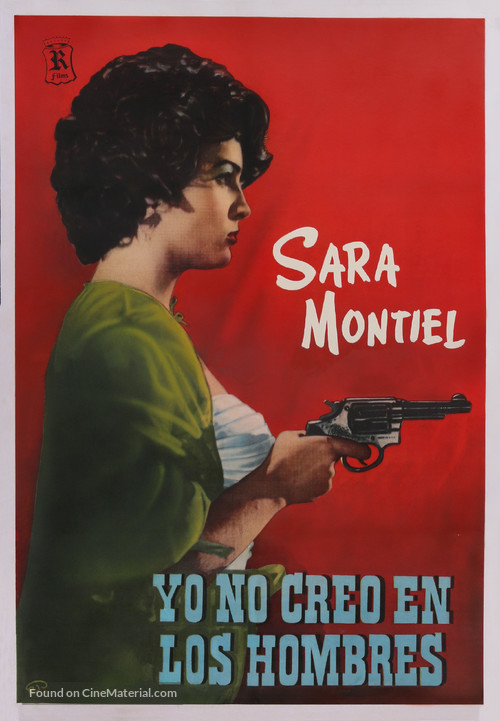 Yo no creo en los hombres - Spanish Movie Poster