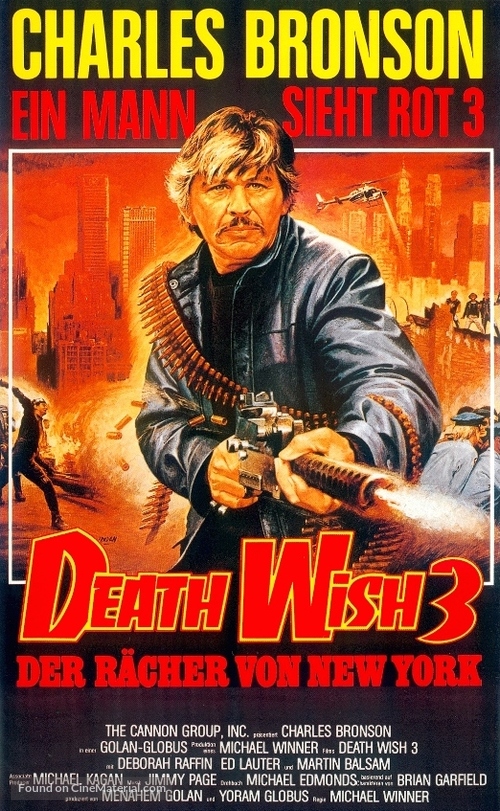 Death Wish 3 - German Movie Poster