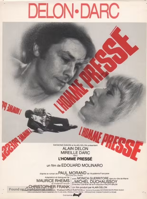 L&#039;homme press&eacute; - French Movie Poster