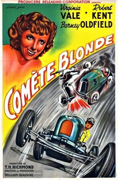 Blonde Comet - French Movie Poster