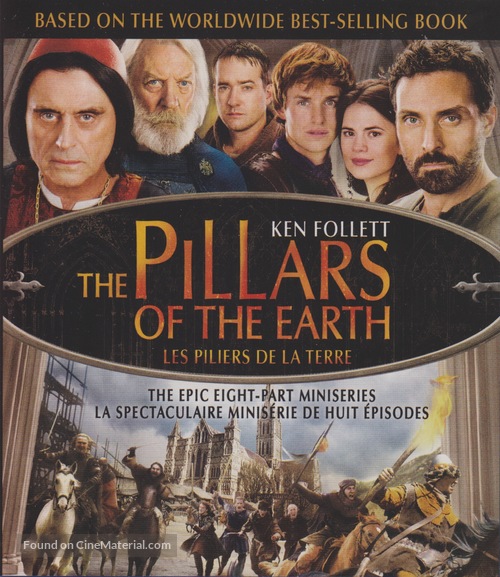 &quot;The Pillars of the Earth&quot; - Canadian Blu-Ray movie cover