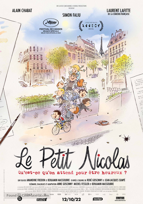 Le Petit Nicolas - Qu&#039;est-ce qu&#039;on attend pour &ecirc;tre heureux ? - Belgian Movie Poster