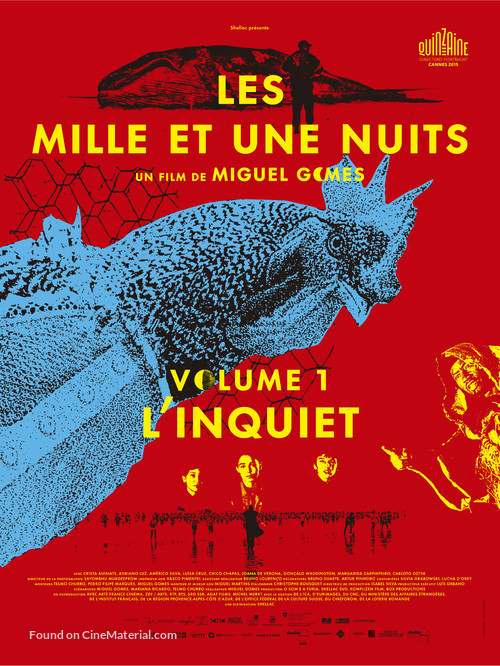 As Mil e Uma Noites: Volume 1, O Inquieto - French Movie Poster