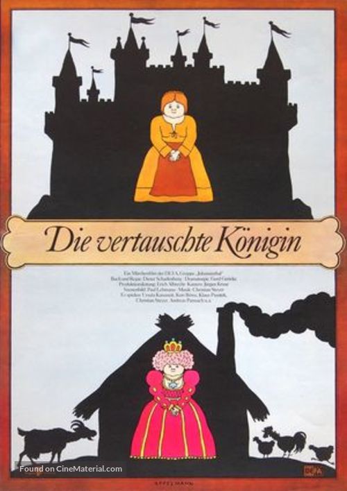 Die vertauschte K&ouml;nigin - German Movie Poster