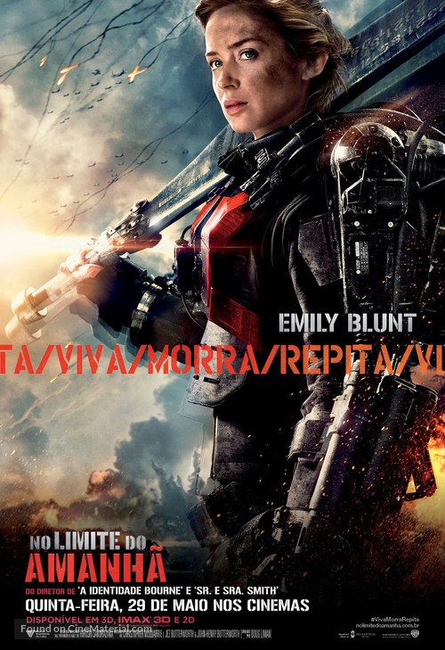 Edge of Tomorrow - Brazilian Movie Poster