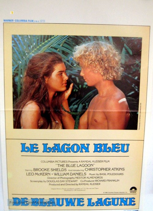 The Blue Lagoon - Belgian Movie Poster