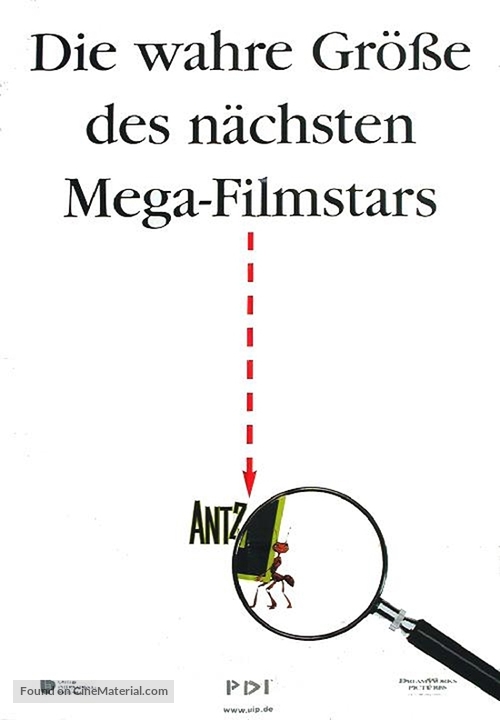 Antz - German Movie Poster