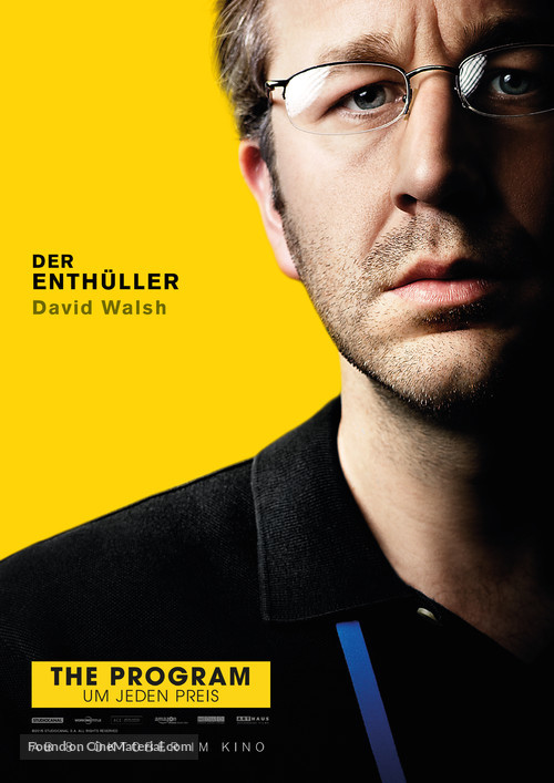 The Program - German Movie Poster