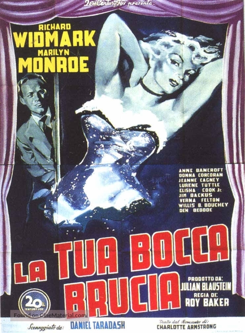 Don&#039;t Bother to Knock - Italian Movie Poster