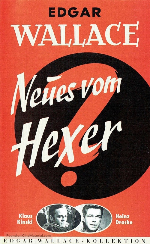 Neues vom Hexer - German VHS movie cover