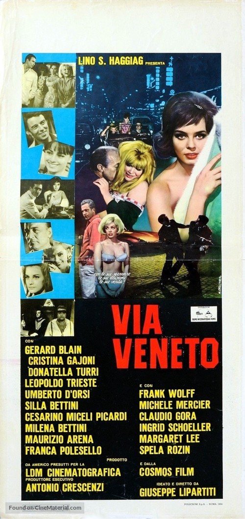 Via Veneto - Italian Movie Poster