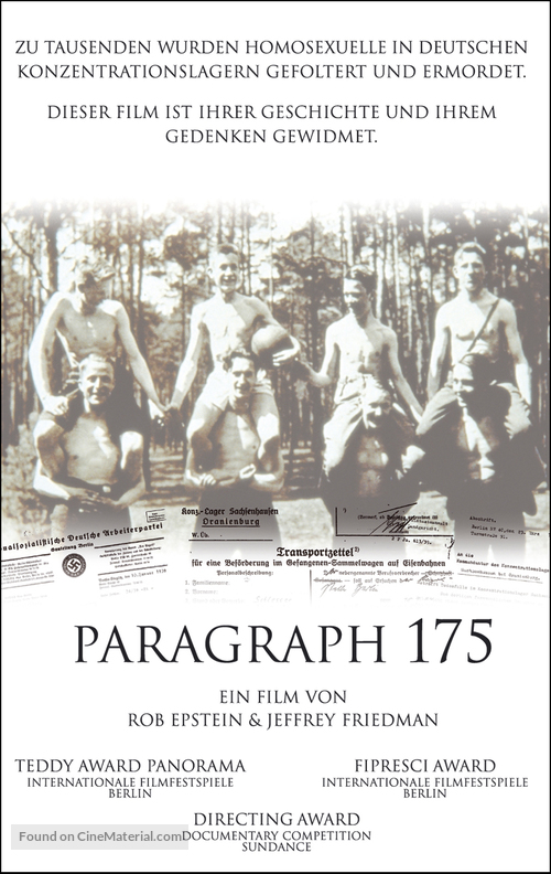 Paragraph 175 - German poster