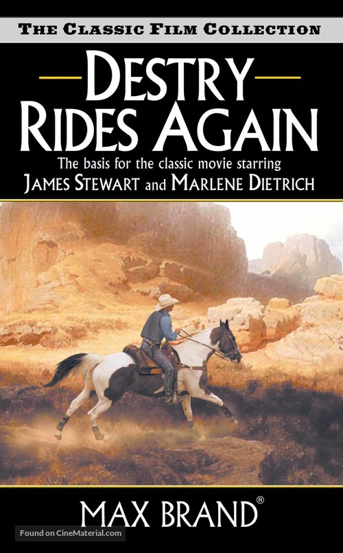 Destry Rides Again - VHS movie cover