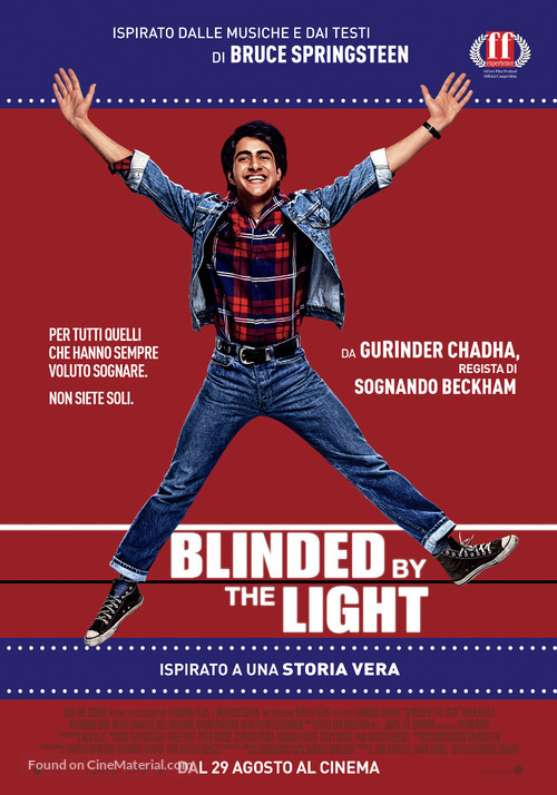 Blinded by the Light - Italian Movie Poster