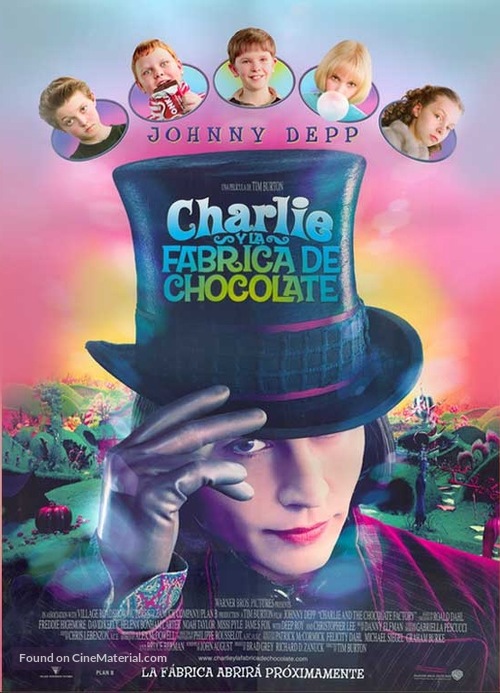 Charlie and the Chocolate Factory - Mexican Movie Poster