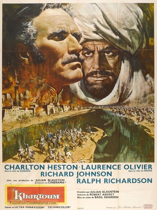 Khartoum - French Movie Poster
