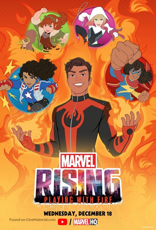 Marvel Rising: Playing with Fire - Movie Poster