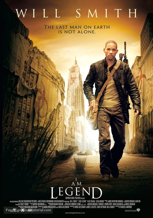 I Am Legend - British Movie Poster