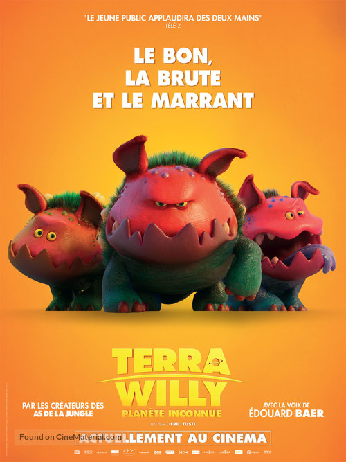 Terra Willy: La plan&egrave;te inconnue - French Movie Poster