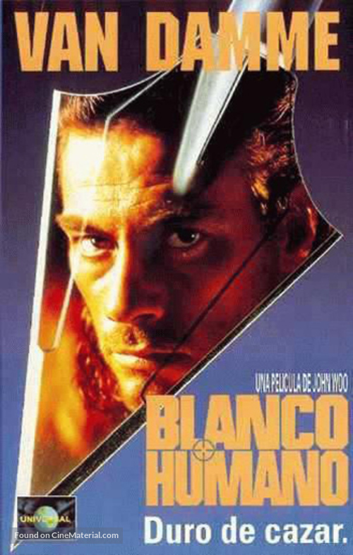 Hard Target - Spanish VHS movie cover