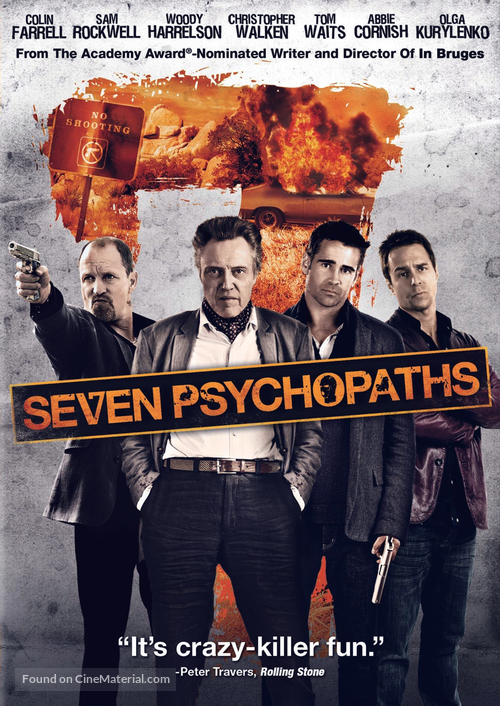 Seven Psychopaths - DVD movie cover