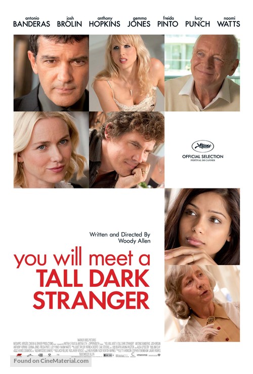 You Will Meet a Tall Dark Stranger - British Movie Poster