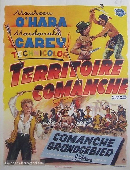 Comanche Territory - Belgian Movie Poster