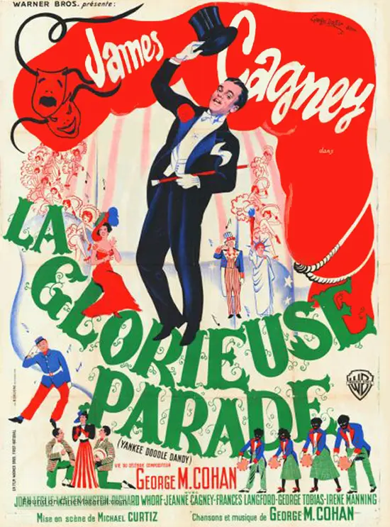 Yankee Doodle Dandy 1942 French Movie Poster Yankee Doodle Dandy 1942 French Movie Poster