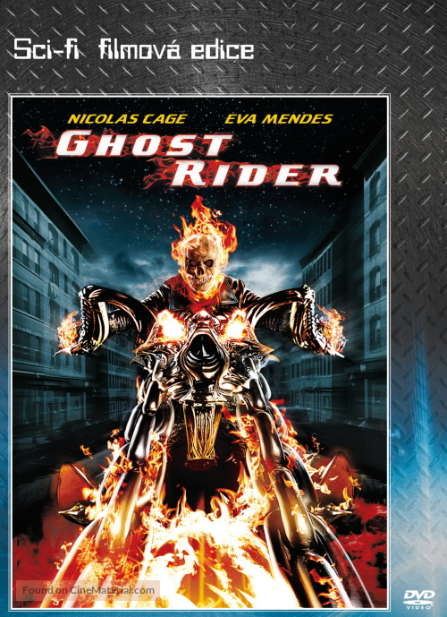 Ghost Rider - Czech DVD movie cover