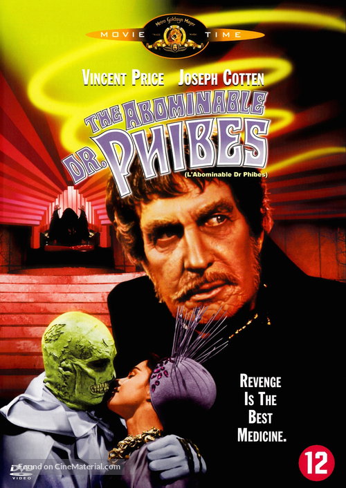 The Abominable Dr. Phibes - Dutch DVD movie cover