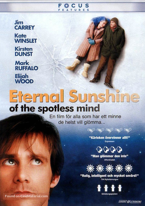 Eternal Sunshine of the Spotless Mind - Swedish DVD movie cover
