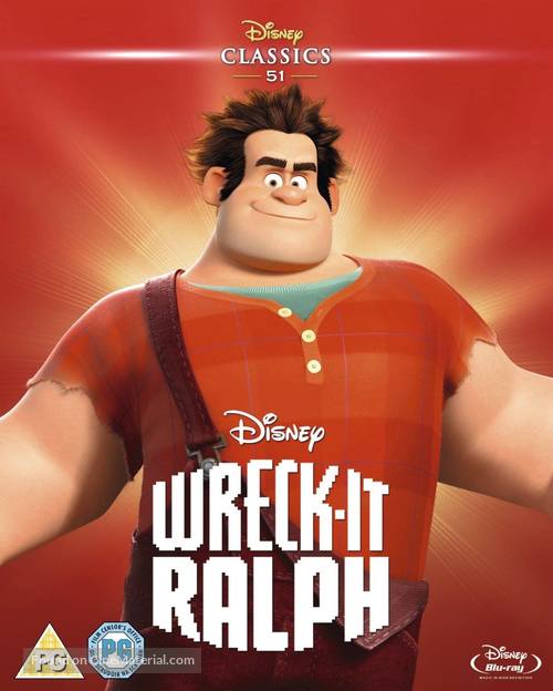 Wreck-It Ralph - British Blu-Ray movie cover