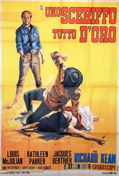 Uno sceriffo tutto d&#039;oro - Italian Movie Poster