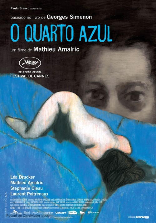 La chambre bleue - Portuguese Movie Poster