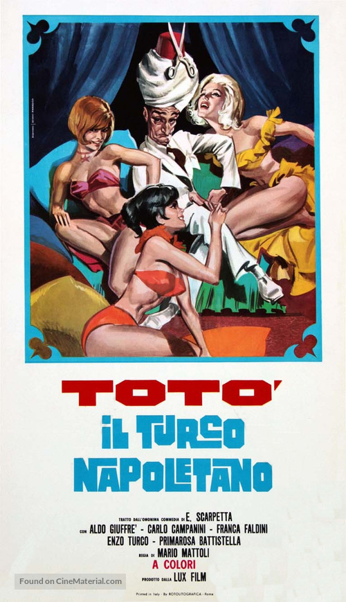 Un turco napoletano - Italian Theatrical movie poster