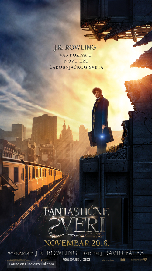 Fantastic Beasts and Where to Find Them - Serbian Movie Poster