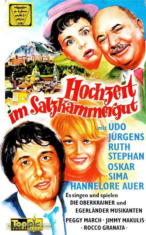 Spukschlo&szlig; im Salzkammergut - German VHS movie cover