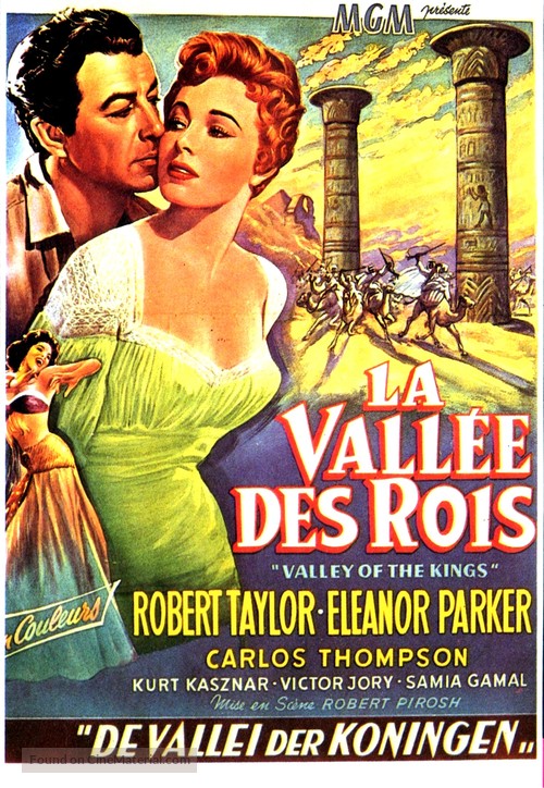 Valley of the Kings - Belgian Movie Poster