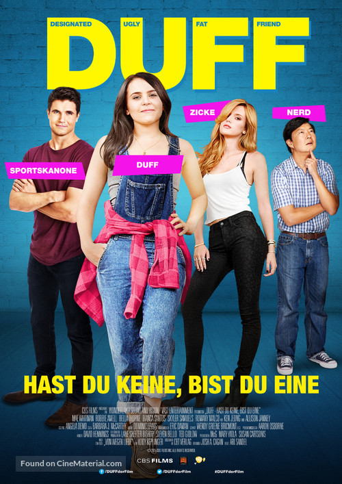 The DUFF - Swiss Movie Poster