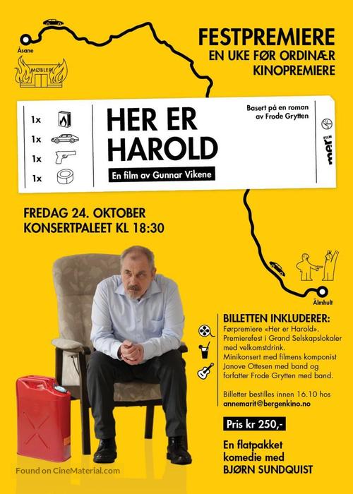 Her er Harold - Danish Movie Poster