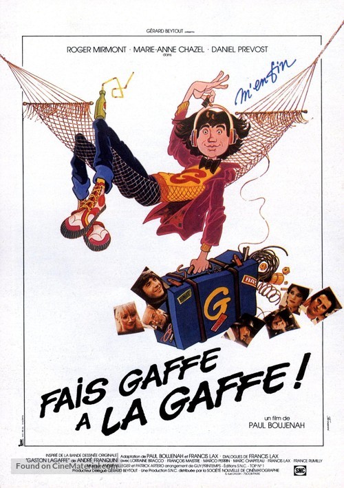 Fais gaffe &Atilde;&nbsp; la gaffe! - French Movie Poster