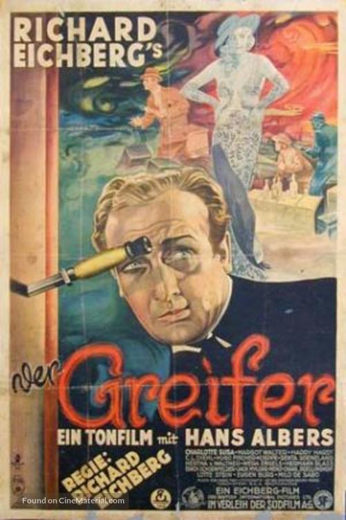 Der Greifer - German Movie Poster