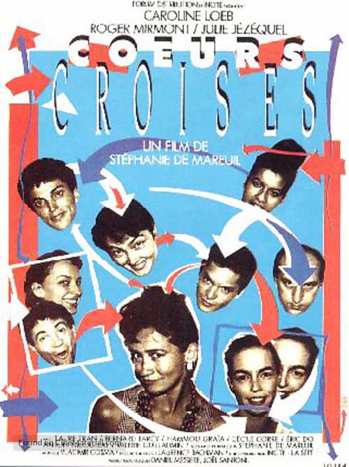 Coeurs crois&eacute;s - French Movie Poster